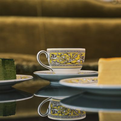 Florentine Teacup and Saucer