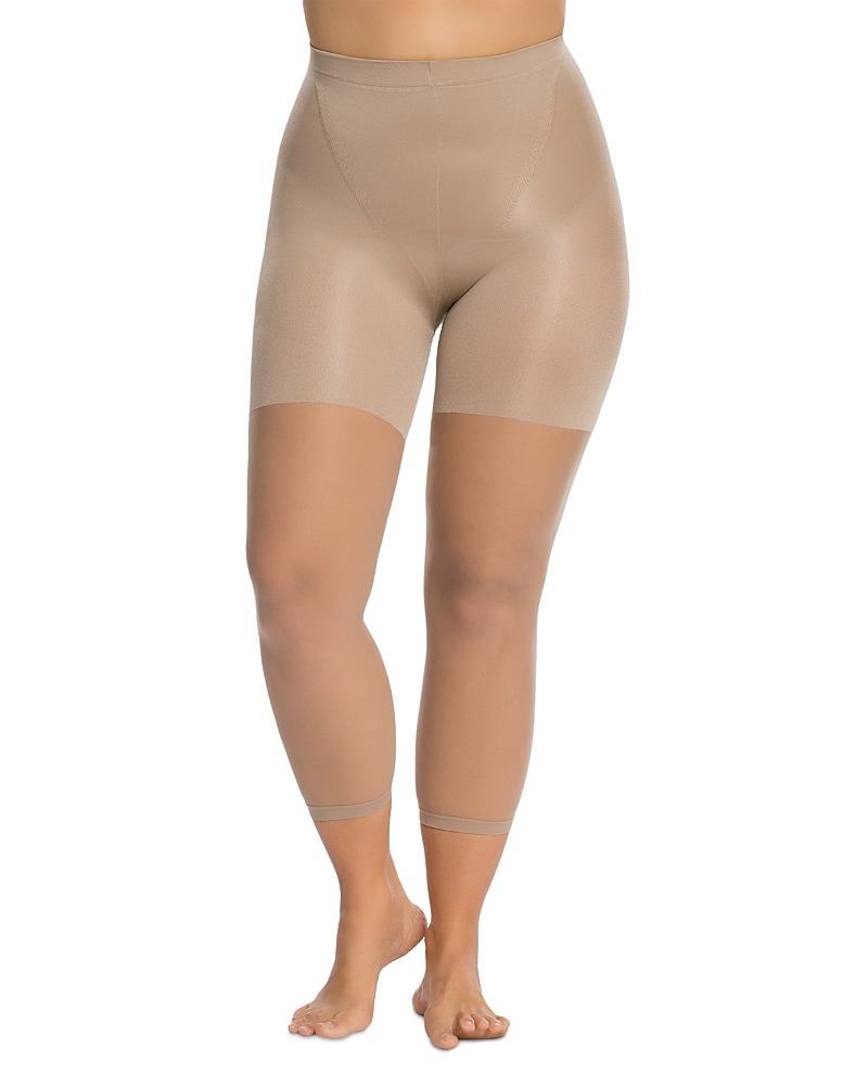 Spanx Women's Super Footless Tummy Control Power Capri, Also Available In Extended Sizes In Nude