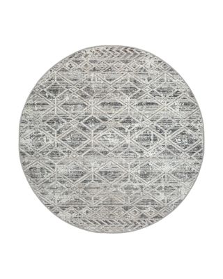 Livigno 1243 Round Area Rug, 5'3" x 5'3"