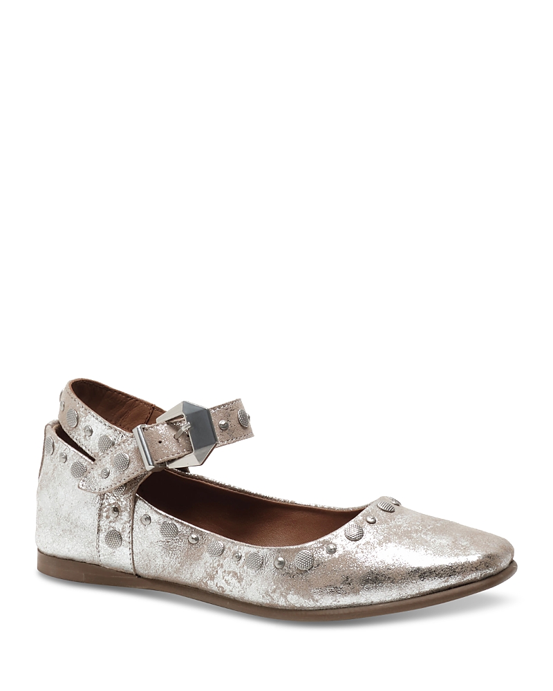 Free People Women's Mystic Ankle Strap Mary Jane Studded Flats
