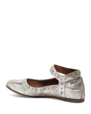 Women's Mystic Ankle Strap Mary Jane Studded Flats