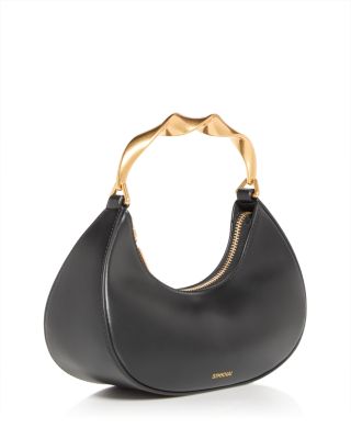 Nixi Twist Leather Top Handle Bag