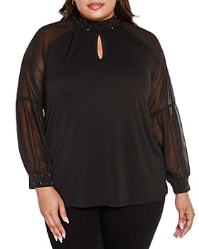 Lucky Brand Plus Floral-Print Ruffle Top Women - Plus Size Clothing -  Bloomingdale's