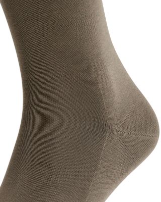 Cotton Blend Fil D'&eacute;cosse Mid Calf Socks