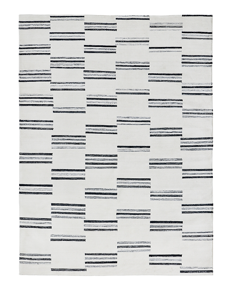 Stark Studio Rugs Mahon Ka8912 Area Rug, 8' X 10' In Onyz/white