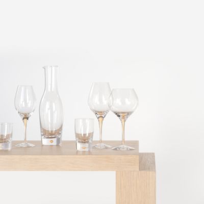 Intermezzo Gold Champagne Glasses, Set of 2 