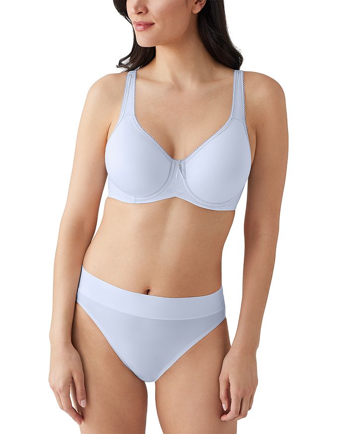 Shop Wacoal Basic Beauty Full-figure Spacer Underwire T-shirt Bra In Ancient Water