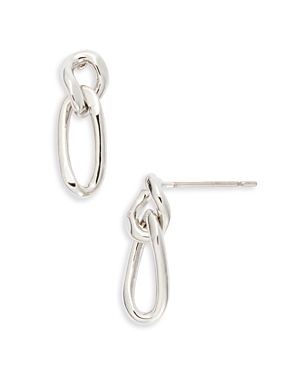 Aqua Link Drop Earrings In 14k Yellow Gold Plated Or Silver Tone - 100% Exclusive