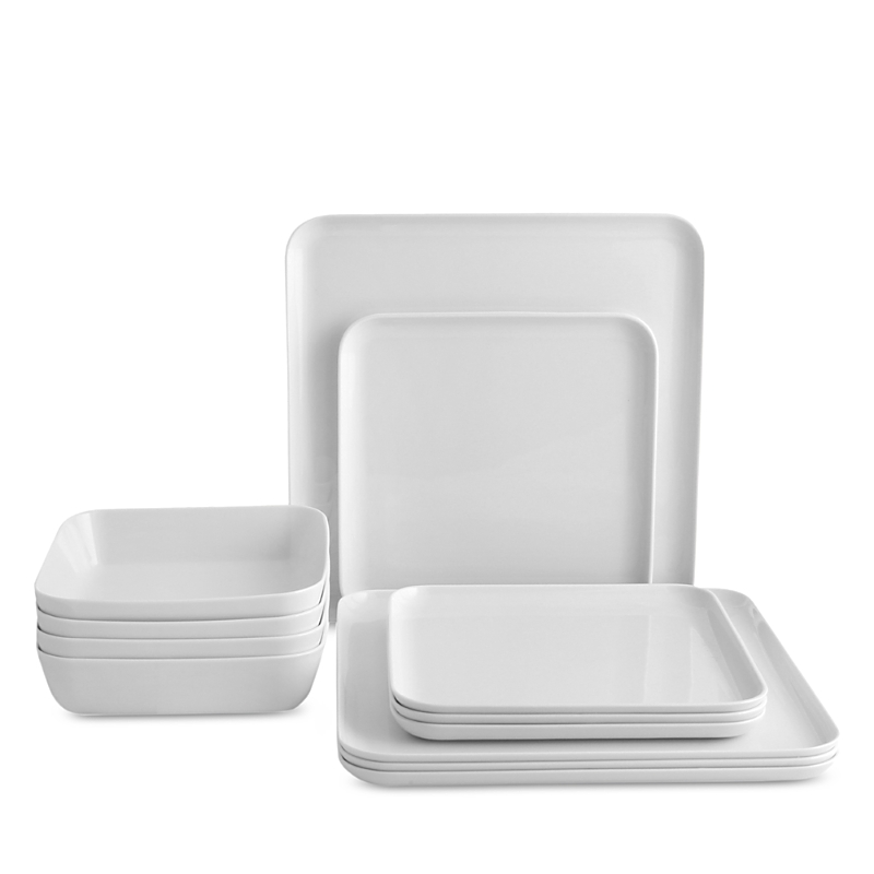 Porland Cortot 12-piece Dinner Set In White