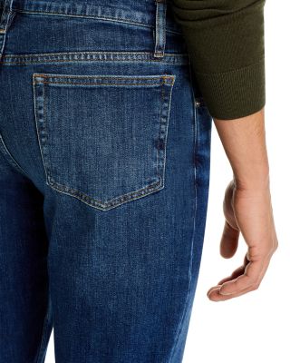 L'Homme Modern Straight Fit Jeans in Freetown Blue