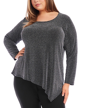 Karen Kane Plus Size Asymmetric Hem Top Karen Kane Plus Size Asymmetric Hem Top