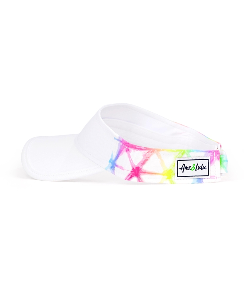 Shop Ame & Lulu Girls' Rainbow Shibori Junior Love Visor - Little Kid, Big Kid