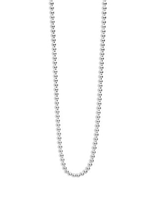 LAGOS - Men's Sterling Silver Anthem Ball Chain Pendant Necklace Collection - Exclusive