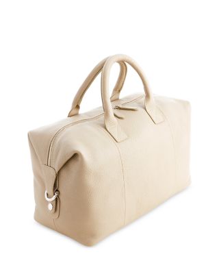 Leather Overnighter Duffel Bag 