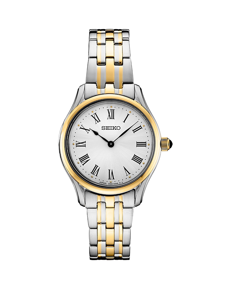 Seiko Watch Essentials Watch, 29mm In Silver/two-tone