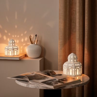 Kahler Urbania Tivoli Lighthouse Glass, White