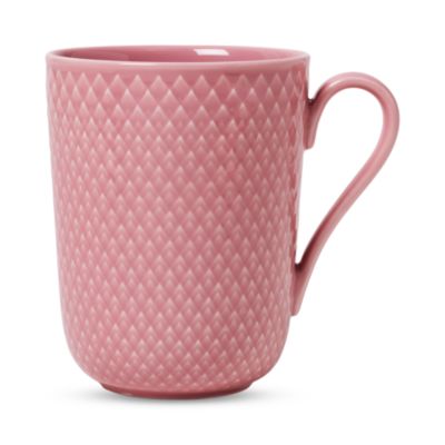 Lyngby Porcelain Rhombe Color Mug with Handle