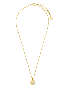 Shop Sterling Forever Brae Pendant Necklace, 16 In Gold
