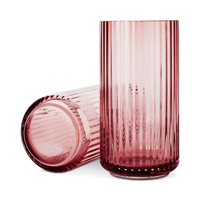 Rosendahl Lyngby Vase, Mouth Blown Glass In Red