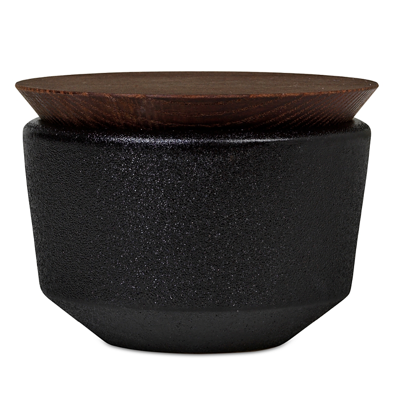 Rosendahl Ra Stoneware Salt Cellar With Wooden Lid