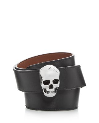 McQueen - Men's New 3D Buckle Leather Belt