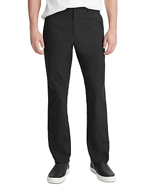 Shop Vince Dobby Regular Fit Chino Pants In Black