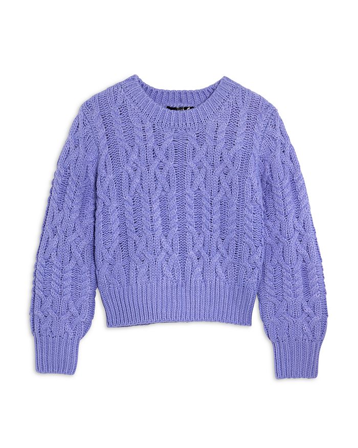 Gillian Knit Sweater - Aqua Light Melange main image 1