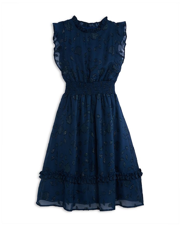 AQUA Girls Metallic Dress Little Kid Big Kid Bloomingdale s