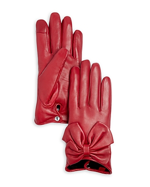 Large Leather Bow Gloves - 100% Exclusive