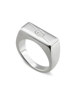 Gucci - Sterling Silver Tag925 Interlocking G Ring