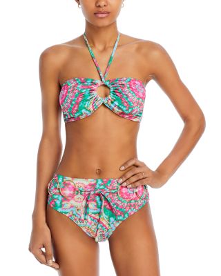 Ramy Brook - Palais Elmar Halter Bikini Top & Palais Kimber High Waist Bikini Bottom