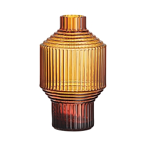 Kosta Boda Pavilion Vase, Small In Amber