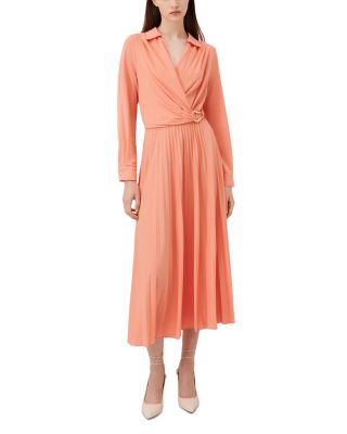 open lace back dress Marella Folco 2 Flared Yoke Skirt