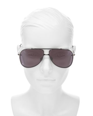 Metal Pilot Sunglasses, 62mm