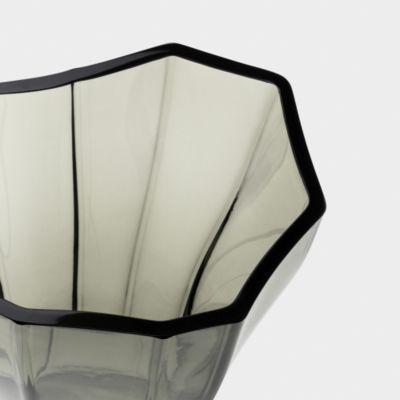 Reed Vase, Moss Green, Medium