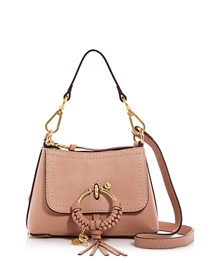 SEE BY CHLOÉ SEE BY CHLOE JOAN MINI LEATHER & SUEDE HOBO