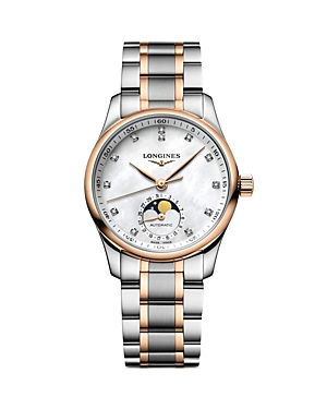 Shop Longines Master Collection Watch, 34mm In Silver