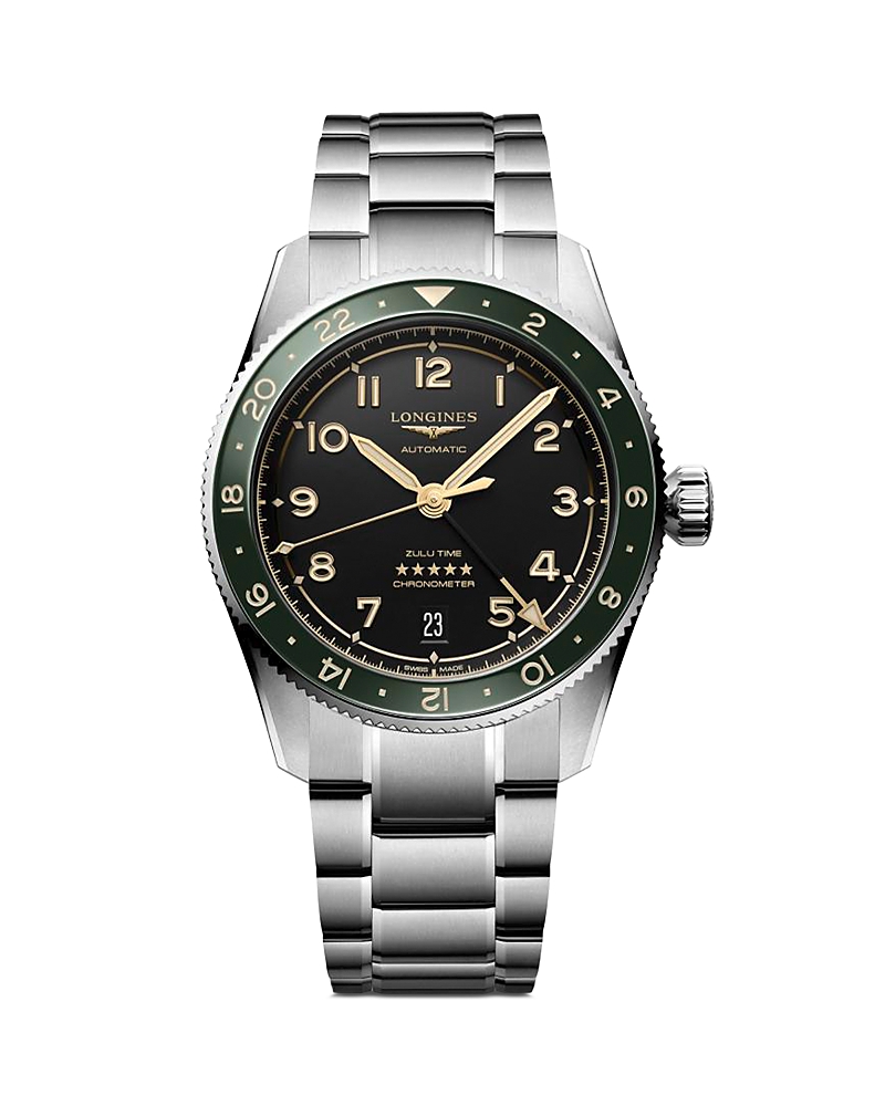 Longines Spirit Zulu Time Watch, 39mm