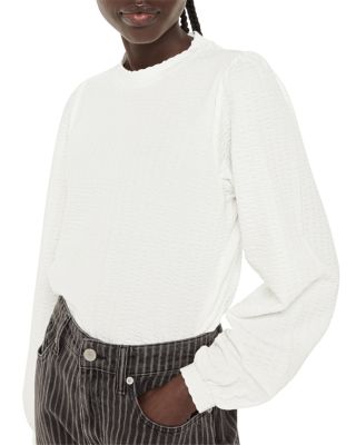 Textured Puff Long Sleeve Sweater