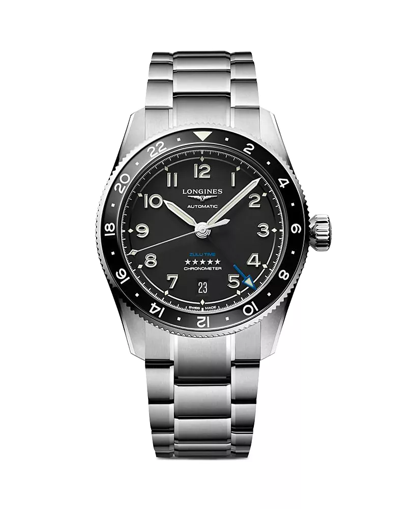 Longines Spirit Zulu Time Watch, 39mm