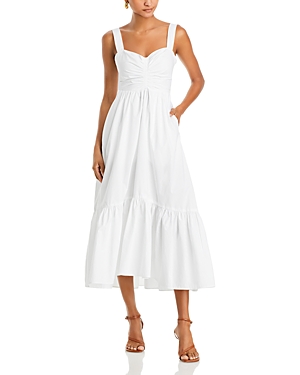 Shop A.l.c Lilah Ii Cotton Dress In White
