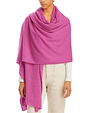 C By Bloomingdale's Cashmere Travel Wrap - 100% Exclusive In Purple