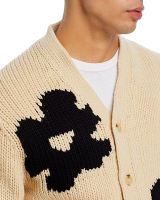 NN07 Mika Floral Intarsia V-Neck Cardigan | Bloomingdale's