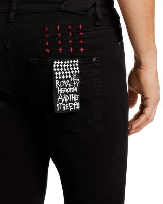 Chitch Slim Fit Jeans in Laid Black