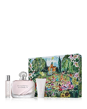 Estée Lauder Beautiful Magnolia Dare To Play Fragrance Gift Set ($186 Value) In White
