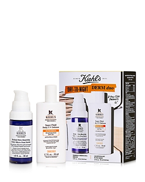 Shop Kiehl's Since 1851 Day To Night Derm Duo Skincare Set ($111 Value)
