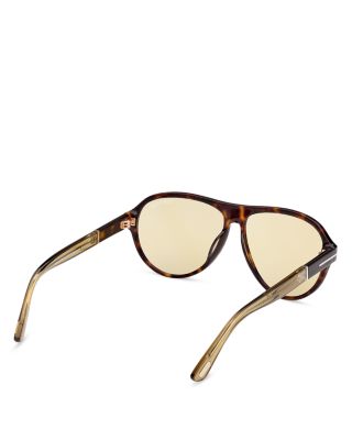 Quincy Pilot Sunglasses, 59mm