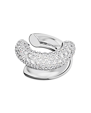 Shop Swarovski Crystal Ear Cuff In Silver