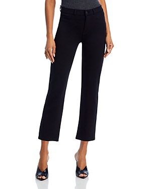L Agence Alexia High Rise Ankle Cigarette Pants In Black