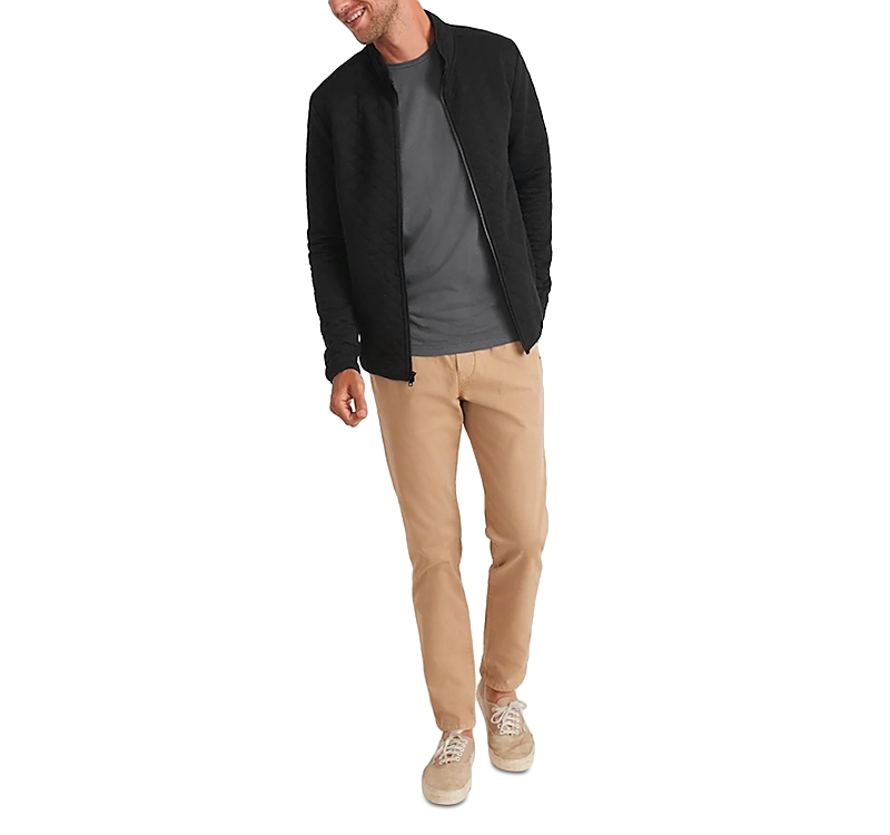 Marine Layer Corbet Quilted Full Zip Jacket